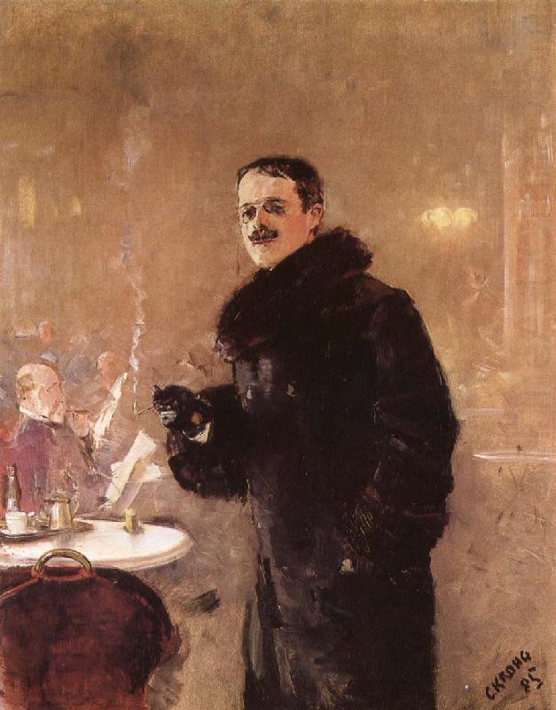 Portrait of the Artist Gerhard Munthe, Christian Krohg